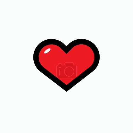 Téléchargez les photos : Icône de coeur. Symbole d'amour - vecteur. - en image libre de droit