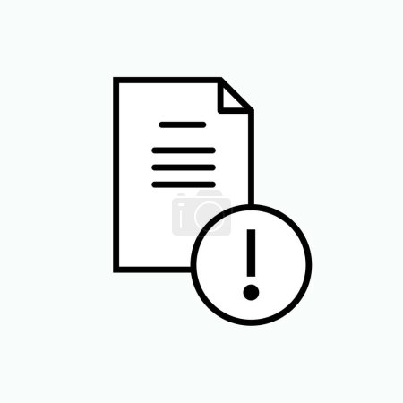 Illustration for Claim Icon. Unexpectable Order, Specs Symbol Does not Match - Vector. - Royalty Free Image