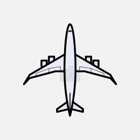 Téléchargez les photos : Icône d'avion. Voyageur, transporteur. Symbole de l'aéronef - vecteur. - en image libre de droit