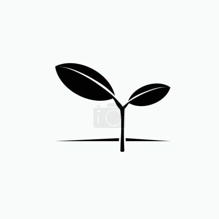Téléchargez les photos : Icône de croissance des plantes. Jardinage, symbole de croissance. - en image libre de droit