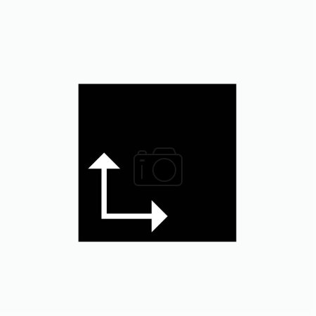 Illustration for Resize Icon. Setting, Dimensional Arrangement Symbol - Vector. - Royalty Free Image