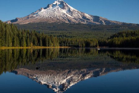Photo for Mt Hood and Lost Lake, Oregon, on a summer afternoon - Royalty Free Image