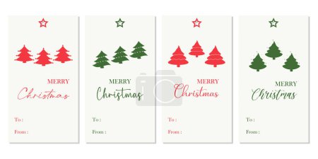 Téléchargez les photos : Joyeux Noël étiquettes de cadeau avec typographie. - en image libre de droit
