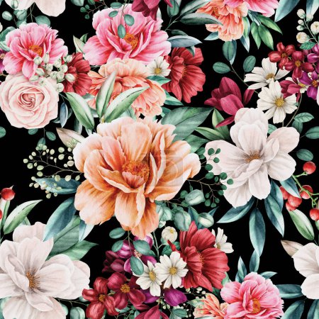 Téléchargez les photos : A seamless pattern that can be used for prints, textiles, designing and so much more. The only limitation is your imagination! - en image libre de droit