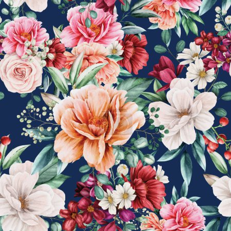 Foto de A seamless pattern that can be used for prints, textiles, designing and so much more. The only limitation is your imagination! - Imagen libre de derechos