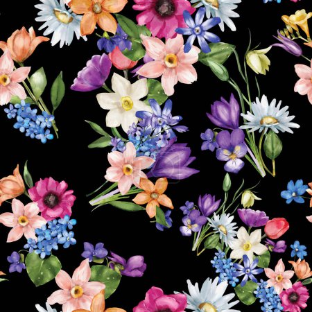 Foto de A seamless pattern that can be used for prints, textiles, designing and so much more. The only limitation is your imagination! - Imagen libre de derechos