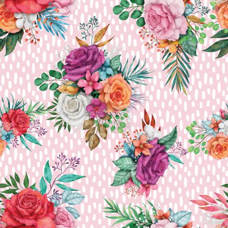Foto de A seamless pattern that can be used for prints, textiles, designing and so much more. The only limitation is your imagination - Imagen libre de derechos