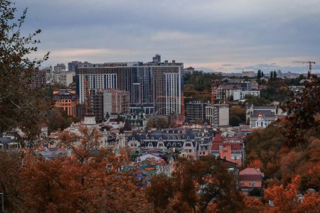Photo for View of the autumn center of Kyiv - Royalty Free Image