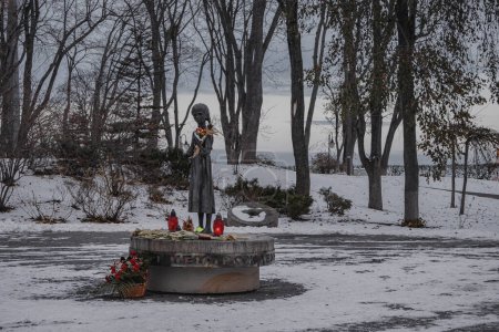 Téléchargez les photos : Kiev, Ukraine. Le 28 novembre 2023, le Musée de l'Holodomor-Génocide du peuple ukrainien. l'Holodomor de 1932-1933. génocide du peuple ukrainien - en image libre de droit