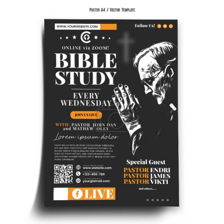 Bible Study Poster Template
