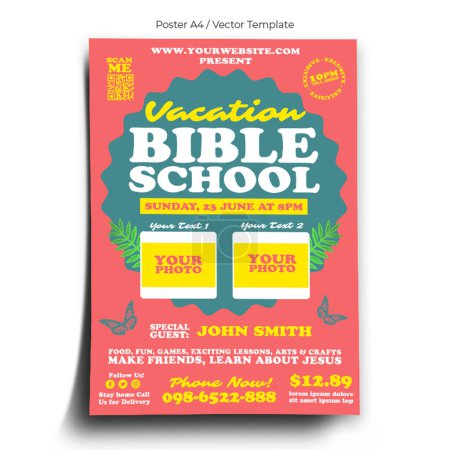 Vacation Bible School Poster Template