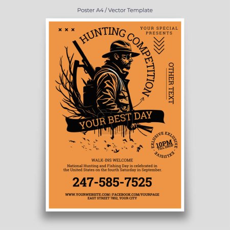 Hunting Competition Poster Template