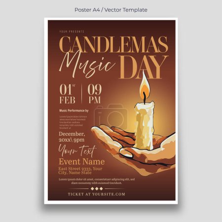 Candlemas Day 2024 Poster Template 