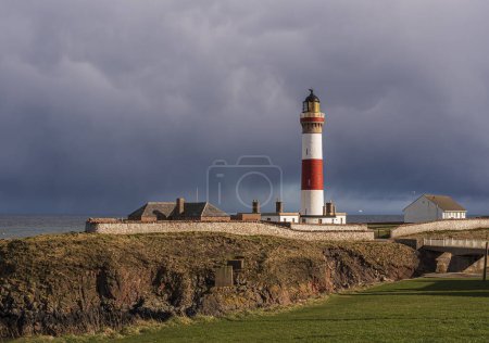 Photo for Landscape photography of lighthouse, serenity, scenery, panorama, scotland - Royalty Free Image