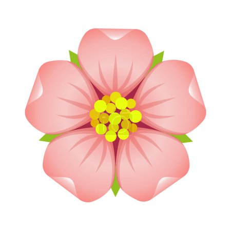 Téléchargez les illustrations : Sakura fleur de fleur. Fond vectoriel pour la fête des femmes, la Saint-Valentin, la fête des mères et le jour du mariage - en licence libre de droit