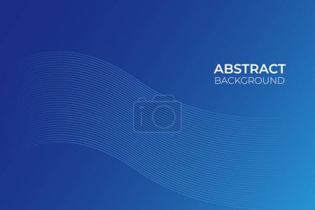 Illustration for Abstract background lines waves glow effect design - Royalty Free Image