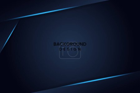 Illustration for Abstract metallic shep background with blue light. - Royalty Free Image