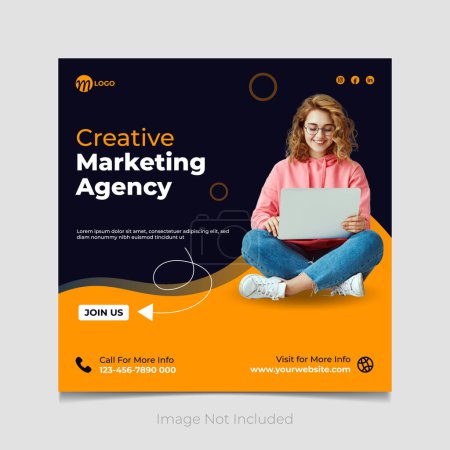 Agencia de marketing creativo social media post