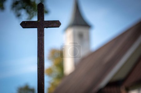 Photo for St. Catherine's Lutheran Church In Noarootsi, Estonia - Royalty Free Image