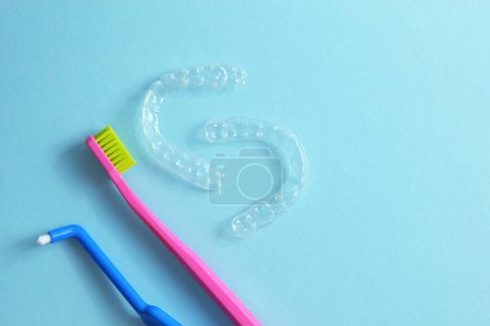 Photo for Aligners for aligning teeth - Royalty Free Image