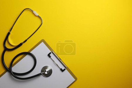 Photo for Ethoscope on color background. Health, medicine . High quality photo - Royalty Free Image