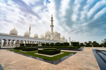 Photo for Sheikh Zayed Grand Mosque in Abu-Dhabi. United Arab Emirates - Royalty Free Image