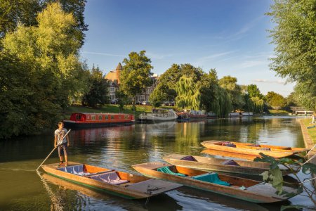 Téléchargez les photos : River Cam à Cambridge, Angleterre - en image libre de droit