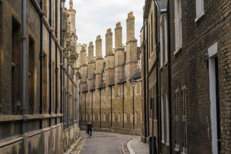 Photo for Trinity lane in Cambridge. England - Royalty Free Image