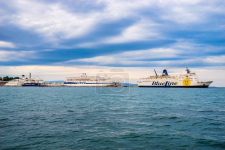 Photo for Split,Croatia-September 2016:   Snav and Blueline cruise ships at the harbour of Split - Royalty Free Image