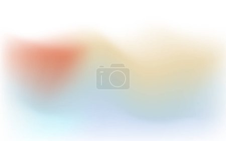 Photo for Light red, yellow blue vector blurred layout. Colourful blur illustration in abstract style. Completely new for logo design. A fusion of colour and shapes which can be interpreted in a number of ways. A soft cloudy sky background in sweet colour - Royalty Free Image