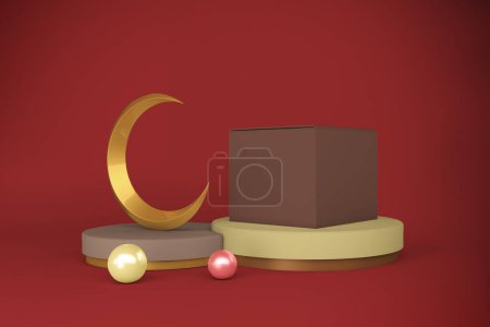 Foto de Ramadan Box Perspectiva lateral - Imagen libre de derechos