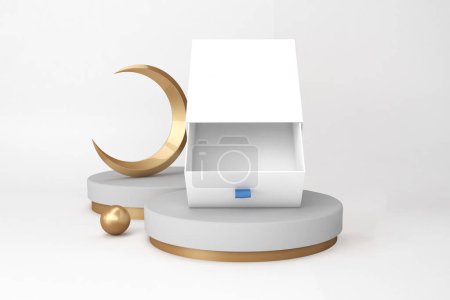 Foto de Ramadán caja de regalo frontal - Imagen libre de derechos
