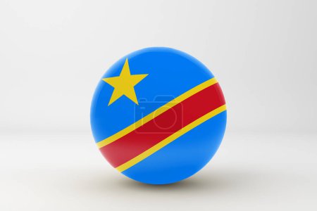 Foto de Congo Bandera Icono de la insignia - Imagen libre de derechos