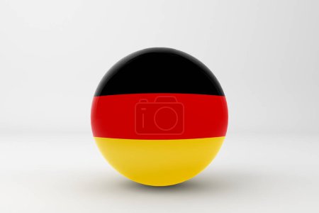 Téléchargez les photos : Badge drapeau d'Allemagne Icône - en image libre de droit