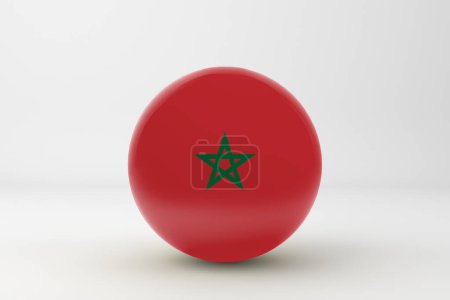 Foto de Icono de la insignia de bandera de Marruecos - Imagen libre de derechos