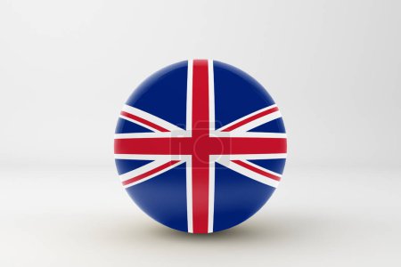 Foto de Reino Unido Bandera Icono de la insignia - Imagen libre de derechos