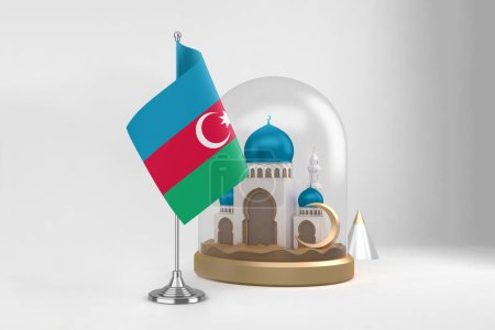 Foto de Ramadán Azerbaiyán y Mezquita - Imagen libre de derechos