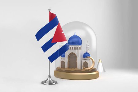 Photo for Ramadan Cuba and Mosque - Royalty Free Image