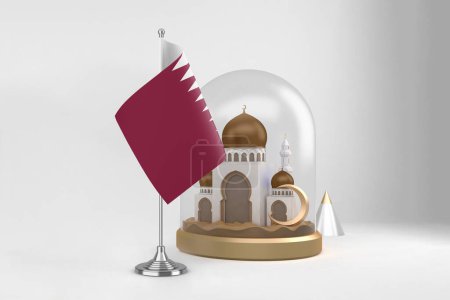 Téléchargez les photos : Ramadan Qatar et mosquée - en image libre de droit
