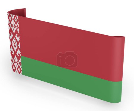 Téléchargez les photos : Bannière de ruban drapeau Biélorussie - en image libre de droit