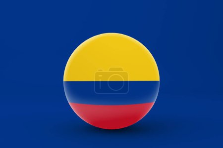Foto de Colombia Bandera Icono de la insignia - Imagen libre de derechos