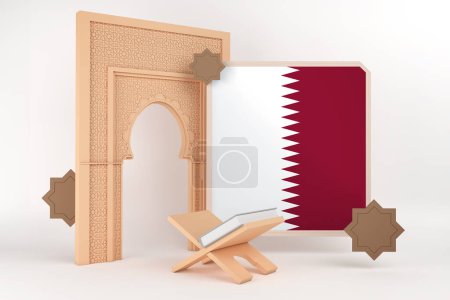 Foto de Ramadán Qatar y antecedentes islámicos - Imagen libre de derechos