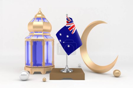 Téléchargez les photos : Ramadan Australie avec croissant - en image libre de droit