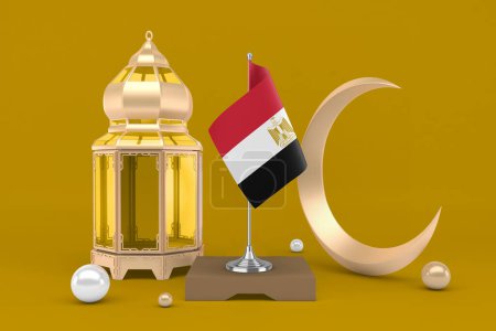 Téléchargez les photos : Ramadan Egypte avec croissant - en image libre de droit