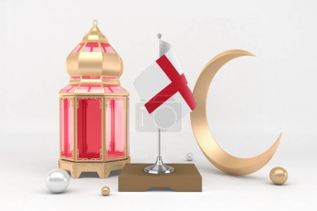 Téléchargez les photos : Ramadan Angleterre avec croissant - en image libre de droit