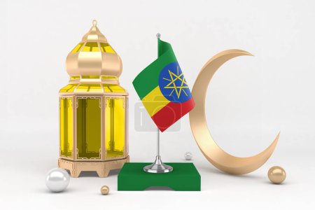 Téléchargez les photos : Ramadan Ethiopie avec croissant - en image libre de droit