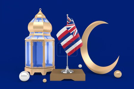 Photo for Ramadan Hawaii With Crescent - Royalty Free Image