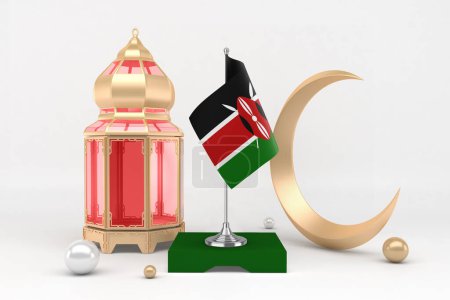 Foto de Ramadán Kenia con media luna - Imagen libre de derechos