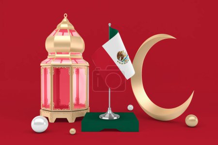 Téléchargez les photos : Ramadan Mexique avec croissant - en image libre de droit