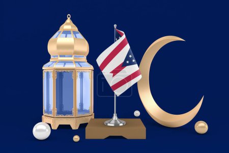 Foto de Ramadán Ohio con Crescent - Imagen libre de derechos